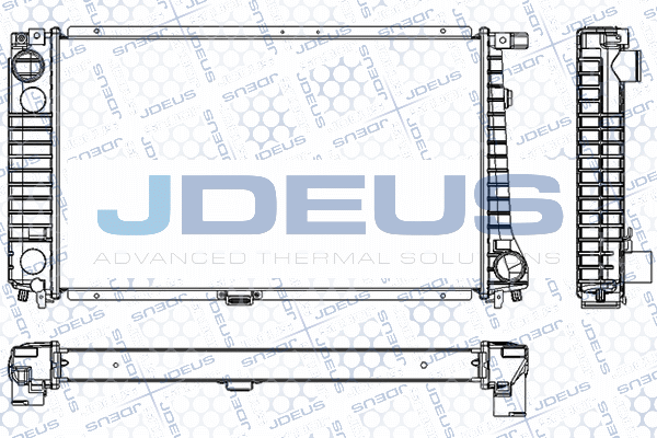 RA0050510 JDEUS Радиатор, охлаждение двигателя