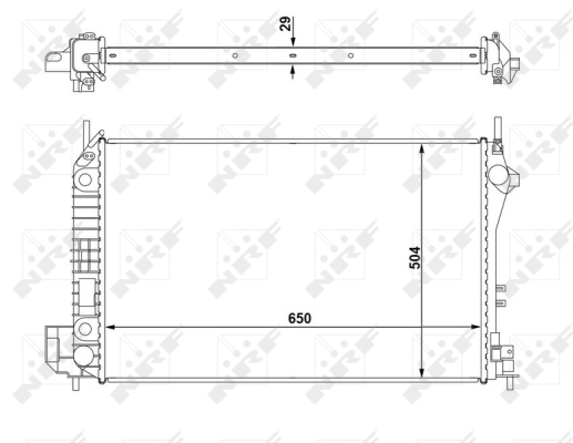 WG1723261 WILMINK GROUP Радиатор, охлаждение двигателя