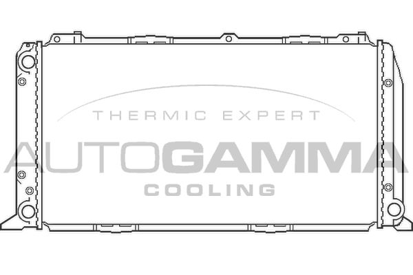 100041 AUTOGAMMA Радиатор, охлаждение двигателя