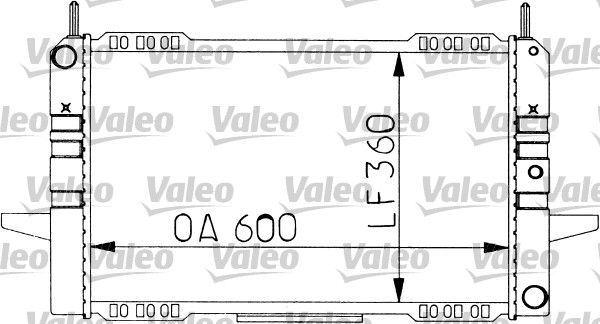 730533 VALEO Радиатор, охлаждение двигателя