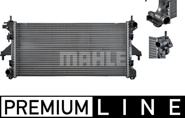 CR880000P MAHLE Радиатор, охлаждение двигателя