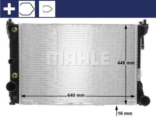 CR988000S MAHLE Радиатор, охлаждение двигателя