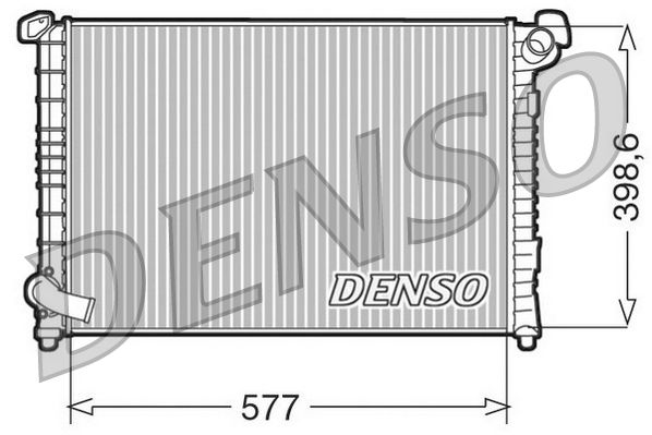 DRM05101 DENSO Радиатор, охлаждение двигателя