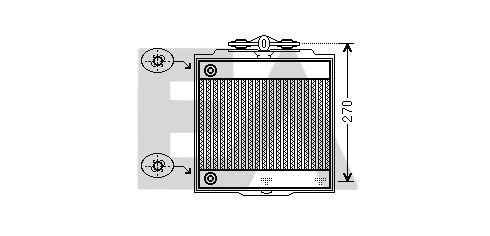 31R07002 EACLIMA Радиатор, охлаждение двигателя