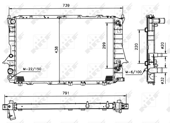 WG1721602 WILMINK GROUP Радиатор, охлаждение двигателя