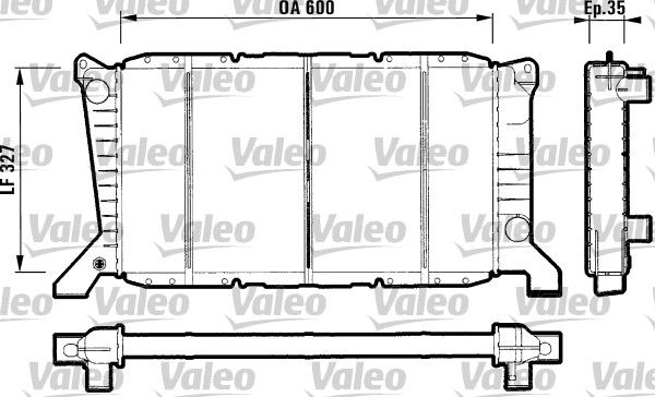 731779 VALEO Радиатор, охлаждение двигателя