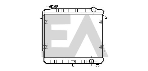 31R33012 EACLIMA Радиатор, охлаждение двигателя