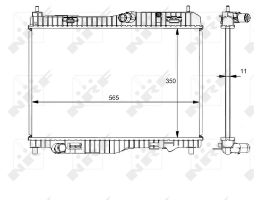 WG1723656 WILMINK GROUP Радиатор, охлаждение двигателя