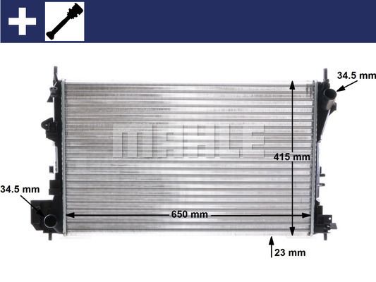 WG2183567 WILMINK GROUP Радиатор, охлаждение двигателя