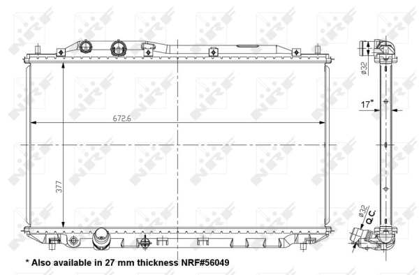 WG1723006 WILMINK GROUP Радиатор, охлаждение двигателя