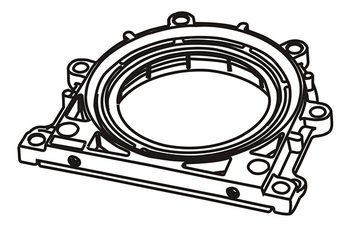 111745 WXQP Уплотняющее кольцо, коленчатый вал