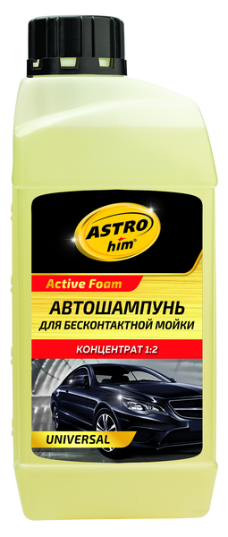 АСТРОХИМ АВТОШАМПУНЬ ДЛЯ БЕСКОНТ. МОЙКИ ACTIVE FOAM UNIVERSAL 1Л (10ШТ) AC-330