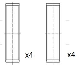 BB2017025 FAI AutoParts Шатунный подшипник