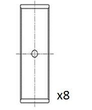 BB2063STD FAI AutoParts Шатунный подшипник