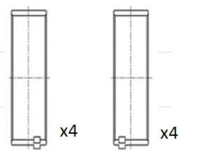 BB2027050 FAI AutoParts Шатунный подшипник