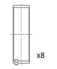 BB2083025 FAI AutoParts Шатунный подшипник