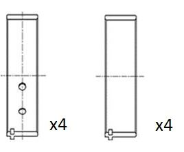 BB2080050 FAI AutoParts Шатунный подшипник