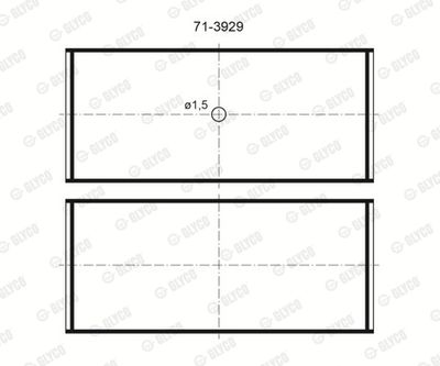 7139294STD GLYCO Шатунный подшипник