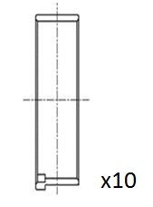 BB2075020 FAI AutoParts Шатунный подшипник