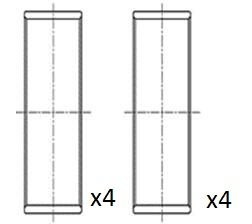 BB2040STD FAI AutoParts Шатунный подшипник