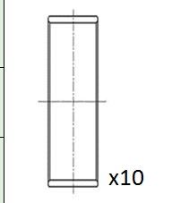 BB2072050 FAI AutoParts Шатунный подшипник