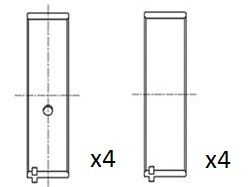 BB2050STD FAI AutoParts Шатунный подшипник