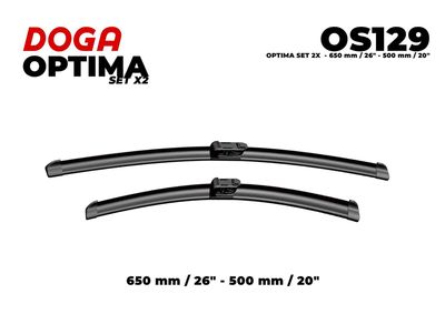 OS129 DOGA Щетка стеклоочистителя