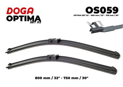 OS059 DOGA Щетка стеклоочистителя