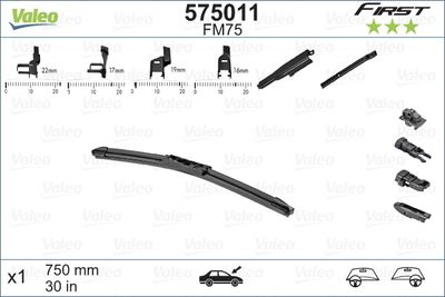 575011 VALEO Щетка стеклоочистителя