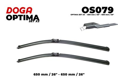 OS079 DOGA Щетка стеклоочистителя