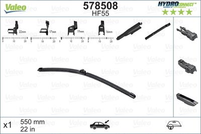 578508 VALEO Щетка стеклоочистителя