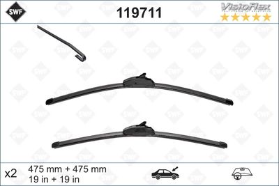 119711 SWF Щетка стеклоочистителя