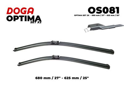 OS081 DOGA Щетка стеклоочистителя