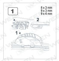 1006028 WEEN Щетка стеклоочистителя