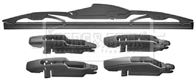 BW11R10 BORG & BECK Щетка стеклоочистителя