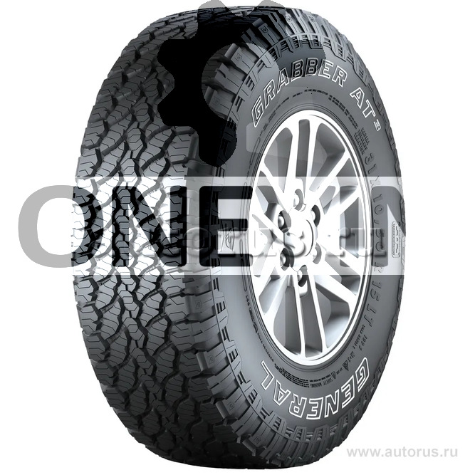 Шина R16C 24575 General Tire Grabber AT3 120116S лето LT FR OWL 0450701