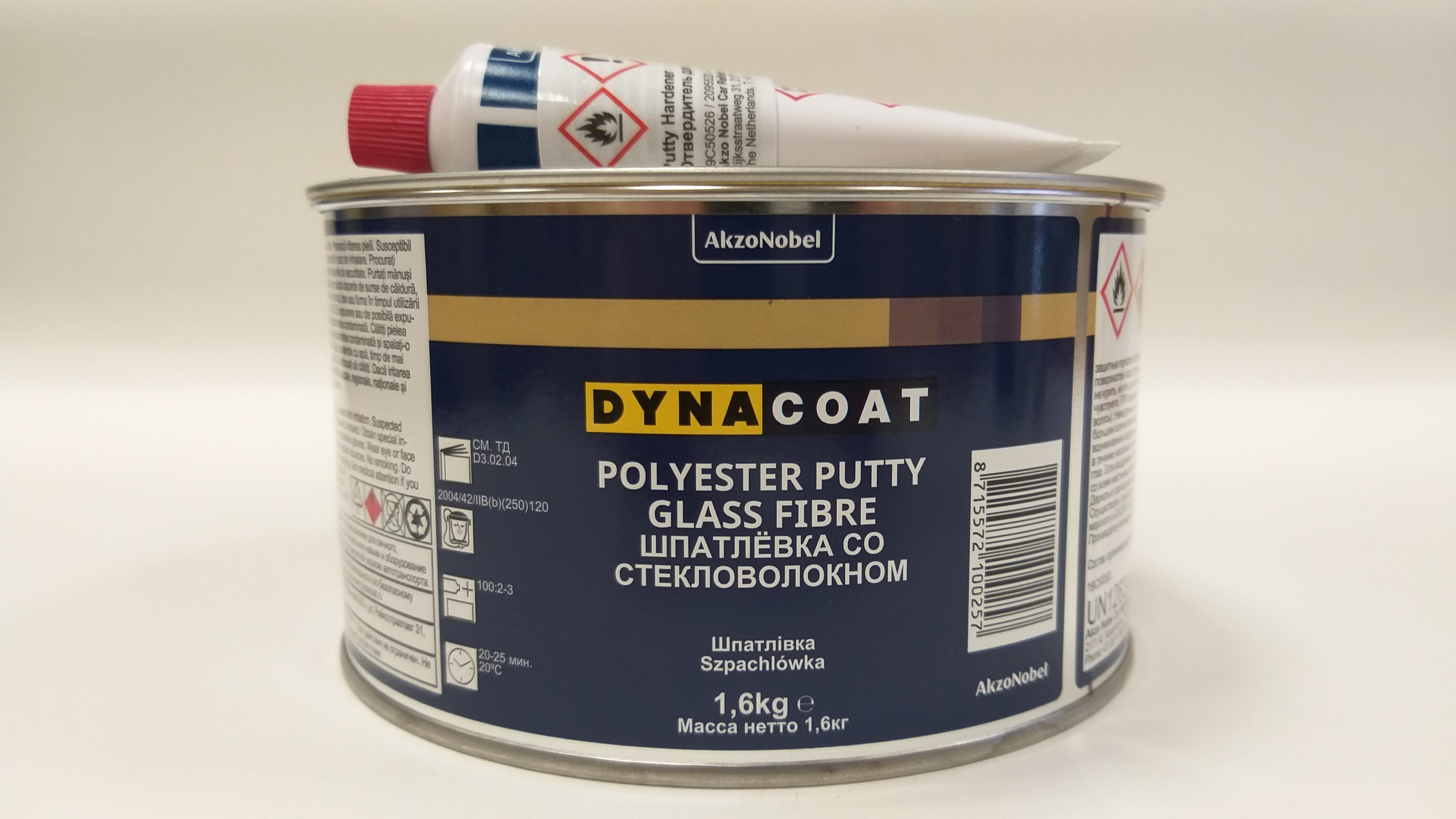 Усиленная стекловолокном шпатлевка Dynacoat Glass Fibre Putty 1.65 кг