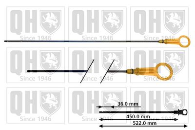QOD131 QUINTON HAZELL Указатель уровня масла