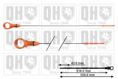 QOD156 QUINTON HAZELL Указатель уровня масла