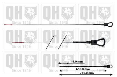 QOD170 QUINTON HAZELL Указатель уровня масла