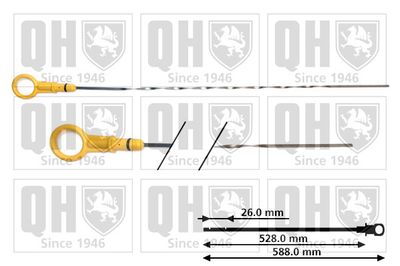 QOD168 QUINTON HAZELL Указатель уровня масла