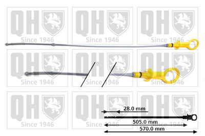 QOD164 QUINTON HAZELL Указатель уровня масла