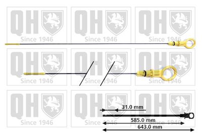 QOD163 QUINTON HAZELL Указатель уровня масла