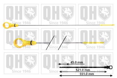 QOD152 QUINTON HAZELL Указатель уровня масла