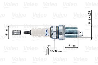 246892 VALEO Свеча зажигания