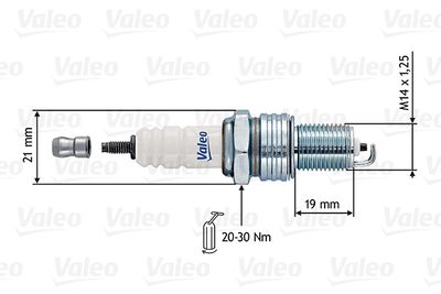 246915 VALEO Свеча зажигания