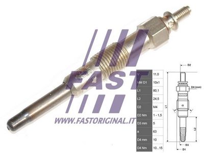 FT82727 FAST Свеча накаливания