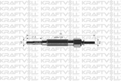 05030003 KRAFTVOLL GERMANY Свеча накаливания