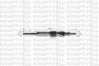 05030129 KRAFTVOLL GERMANY Свеча накаливания