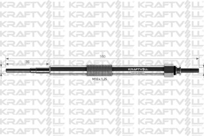 05030039 KRAFTVOLL GERMANY Свеча накаливания